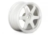 HPI TE37 Wheels 26mm White (0mm Offset)