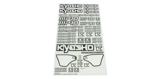 Kyosho Inferno MP10 Decal Sheet