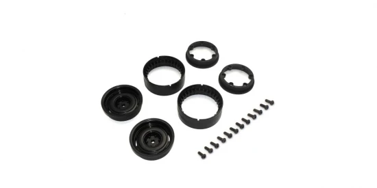 Kyosho KC10 Bead-lock 1.9 inches Dish Black Wheels (2)