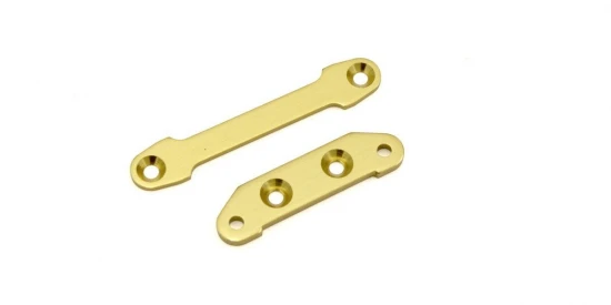 Kyosho Turbo Optima Front Suspension Plate Set (2) Gold