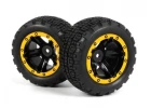 Slyder ST Wheels/Tires Assembled (Black/Yellow)