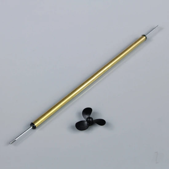 JP 15cm (6in) M2 Boat Propeller Shaft (Brass) with 30mm Prop
