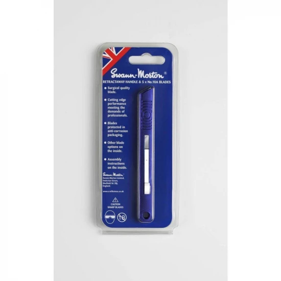 Swann-Morton Retractaway Premium Knife Set with 5x No 10A Blades