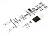 HPI Chrome Body Accessories (Wipers, Mirrors and Exhaust)