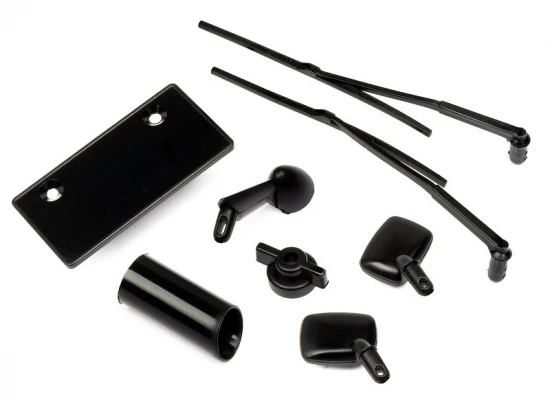 HPI Body Accessories Set (Black)