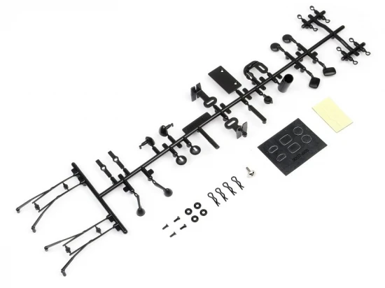 HPI Body Accessories Set (Black)
