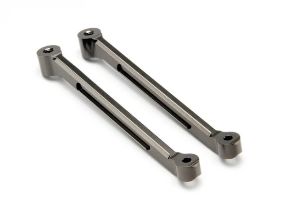 HD Rear Aluminium Shock Mount Brace 7075 Gunmetal (Baja Series)