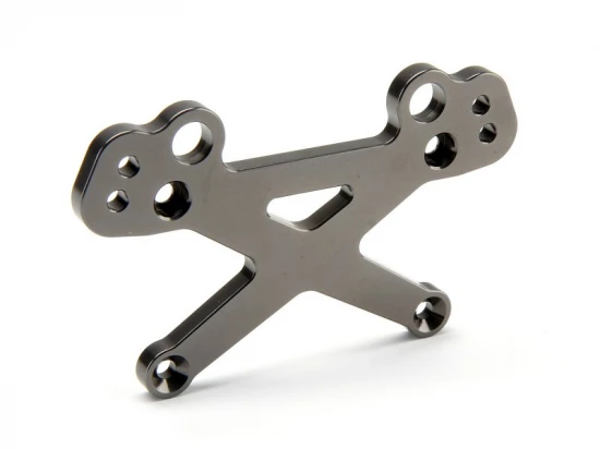HD Front Aluminium Shock Mount 7075 Gunmetal (Baja Series)
