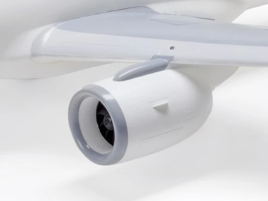 E Flite Airbus A320neo Twin 64mm EDF - BNF Basic - White