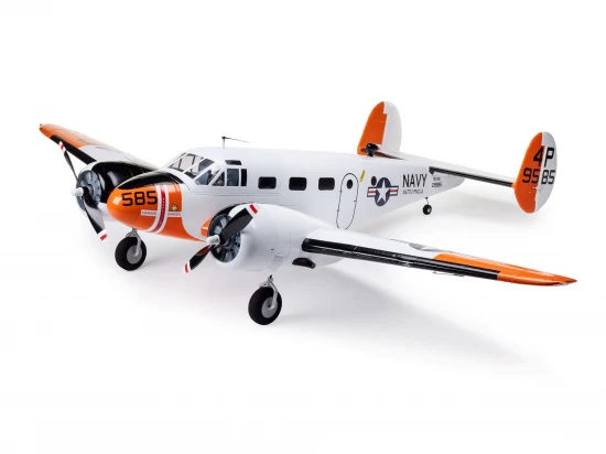 E Flite Beechcraft D18/RC-45J 1.5m - BNF Basic AS3X