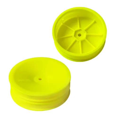 ABM 1:10 Buggy 2WD Front Wheels - Yellow (2)