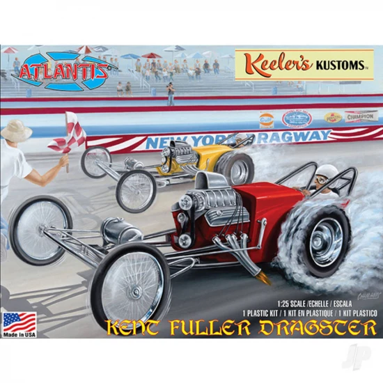 Atlantis Models Keelers Kustoms Kent Fuller Dragster 1/25