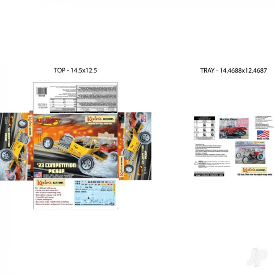 Atlantis Models Keelers Kustoms Competition T Roadster Pickup