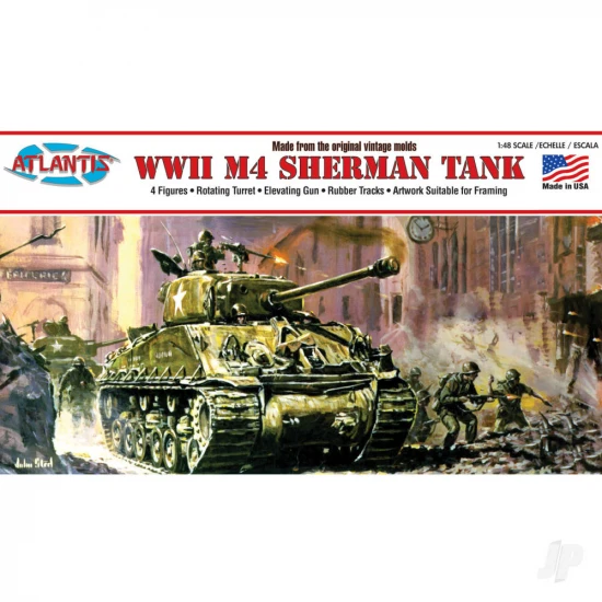 Atlantis Models WWII Sherman Tank