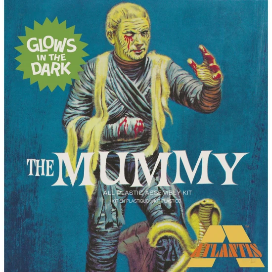 Atlantis Models Glow in the Dark Mummy 1:8 Atlantis