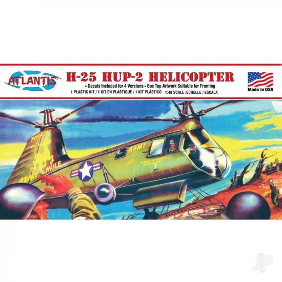 Atlantis Models 1:48 H-25 HUP-2 Helicopter