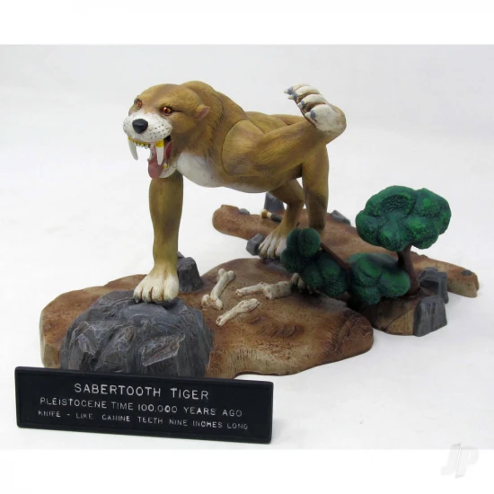 Atlantis Models 1:13 Prehistoric Scenes Saber Tooth Tiger