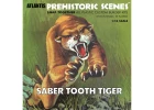 Atlantis Models 1:13 Prehistoric Scenes Saber Tooth Tiger