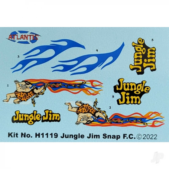 Atlantis Models 1:32 Snap Jungle Jim Vega Funny Car
