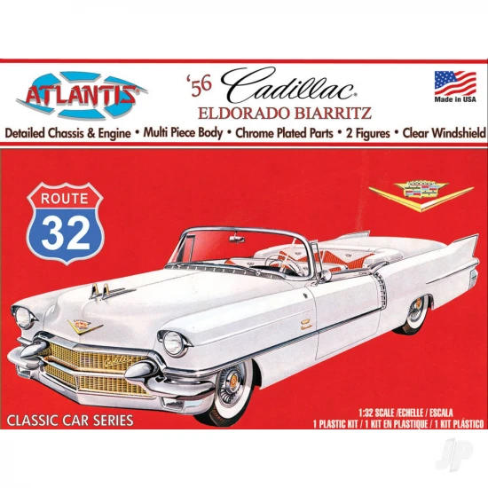 Atlantis Models 1956 Cadillac Eldorado with Glass