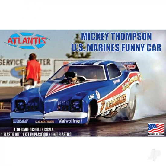Atlantis Models Mickey Thompson Marines Funny Car 1:16