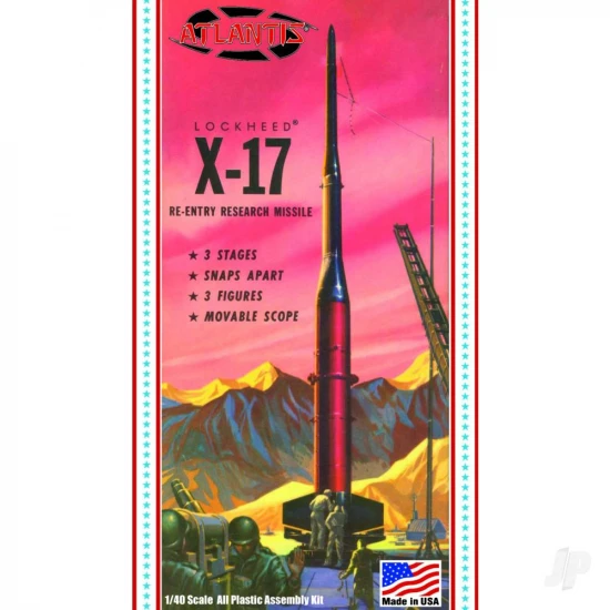 Atlantis Models Lockheed USAF X-17 Research Rocket