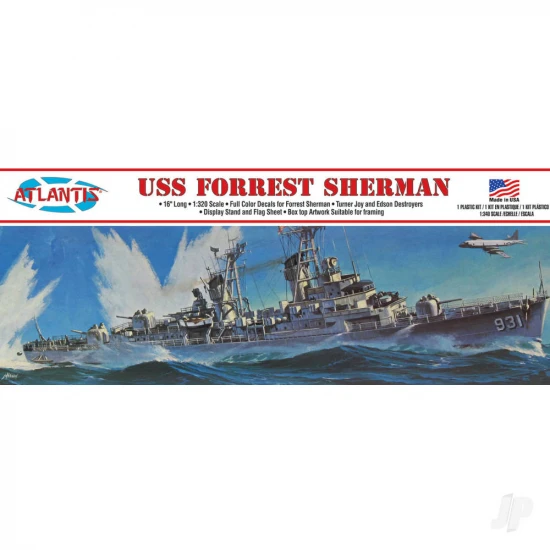 Atlantis Models 1:319 USS Forrest Sherman Destroyer