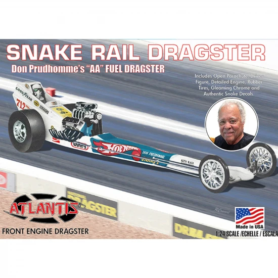 Atlantis Models Don the Snake Prudhomme Front Engine Dragster 1:24