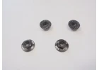 Serrated Large Diameter 1:10 Aluminium Wheel Nuts (4) Gun Metal