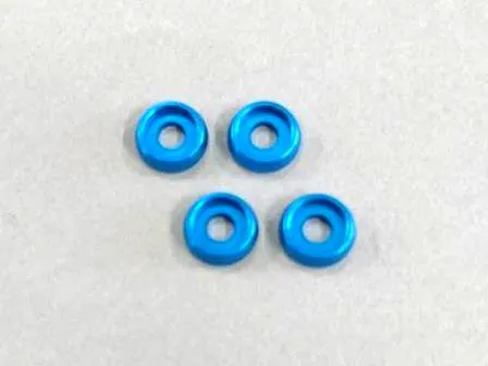 M3 Flat Head Washer (4) Light Blue