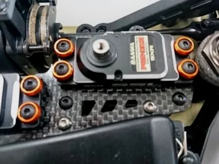 M3 Flat Head Washer (4) Orange