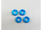M4 Flat Head Washer (4) Light Blue