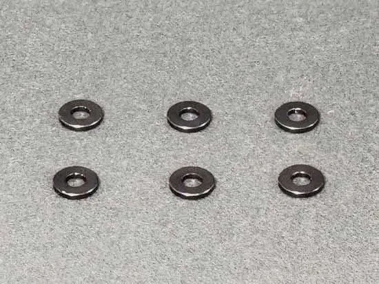 AMR Gun Metal Anodized Washer 3x7x1mm (6)