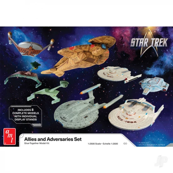 AMT Star Trek Adversaries + Allies Ship Set