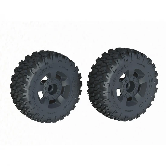 dBoots Ragnarok MT Tire Set Glued - Black (2)