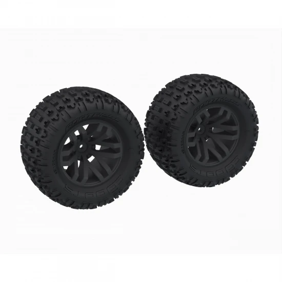 dBoots FORTRESS MT Tire Set Glued - Black (2)