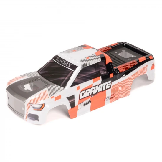 1:10 Clipless Painted Decaled Body - Orange: GRANITE 4X4