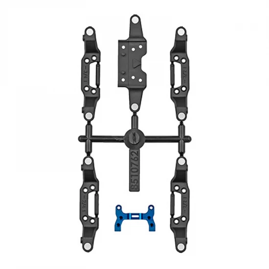 Team Associated RC28R Upper + Lower Front Arm Set