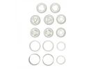 Associated RC10 Model 24 Wheel Set - White