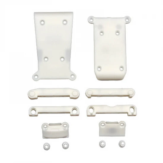 Associated Reflex 14B Classic Skid Plates/Arm Mounts Natural