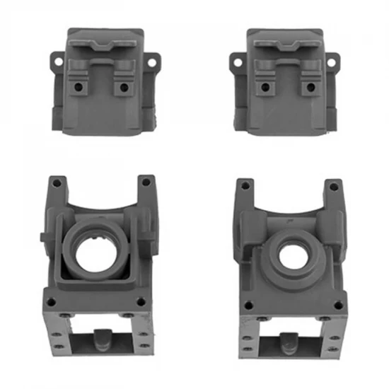 Team Associated Rival MT10 FT Front + Rear Gearboxes - Grey