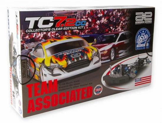 Team Associated RC10 TC7.2CC Clear Kit ** CLEARANCE **