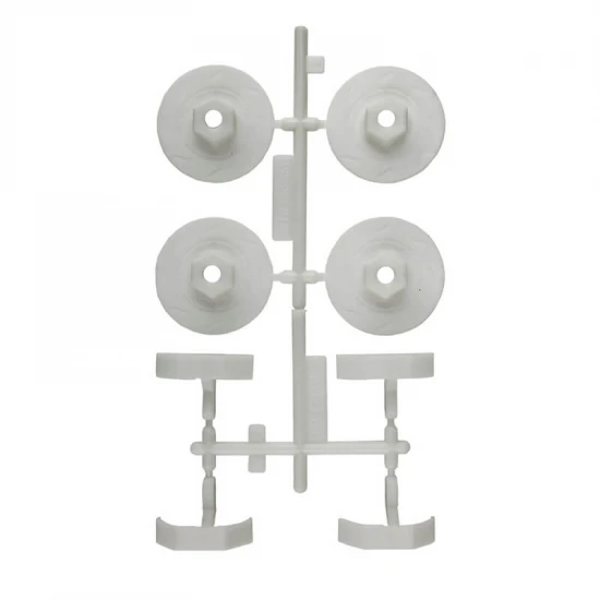 Team Associated 6X6 Wheel Hexes W/Calipers - Natural