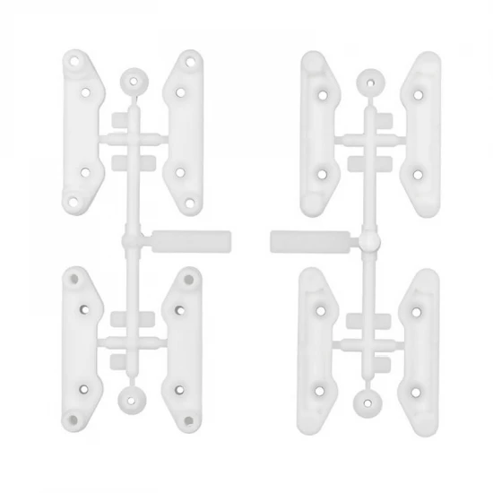 Team Associated 6X6 Arms Mounts +3mm - Natural