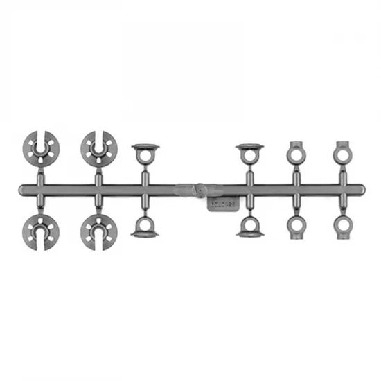 Team Associated TC8 Shock Ball Ends And Spring Cups