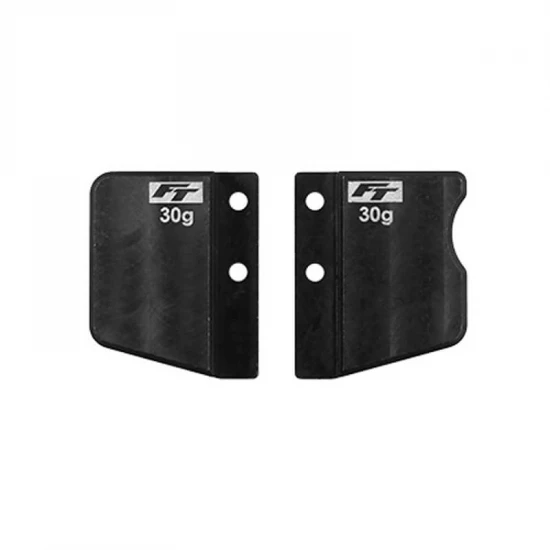 Team Associated TC8 FT Steel Fr/Rr Short Battery Weight Set 60G