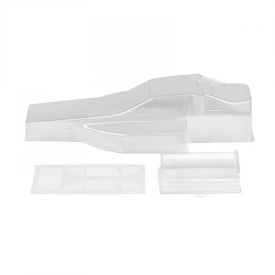 Team Associated RC10 Protech II Bodyshell And Wing (Clear)