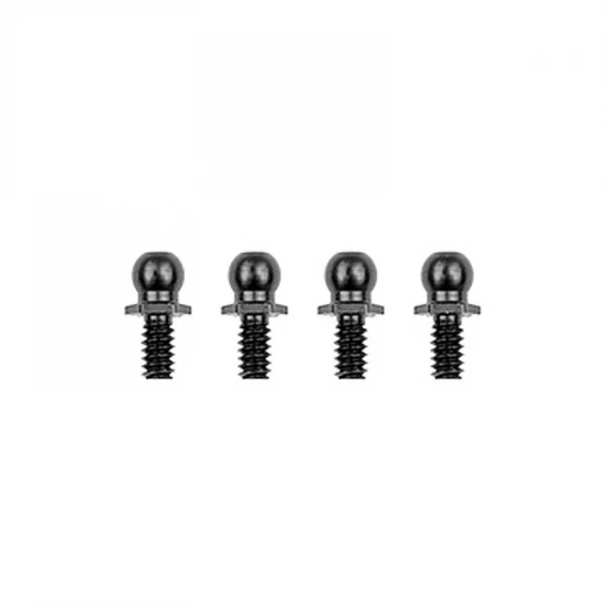 Team Associated RC10 Ballstuds 5.3mm Short Neck - Black