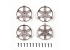 Team Associated DC10 FT Adj. Wheel Face Plate - Bronze (4)