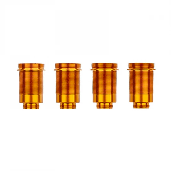 Team Associated DC10 Aluminium Shock Bodies - Gold